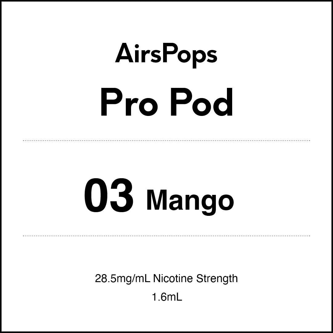 No.03 Mango - AIRSCREAM AirsPops 2 Pods 1.6ML