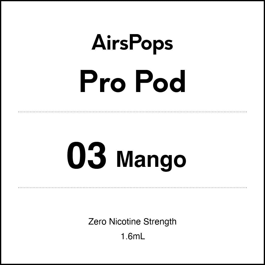 No.03 Mango - AIRSCREAM AirsPops 2 Pods 1.6ML