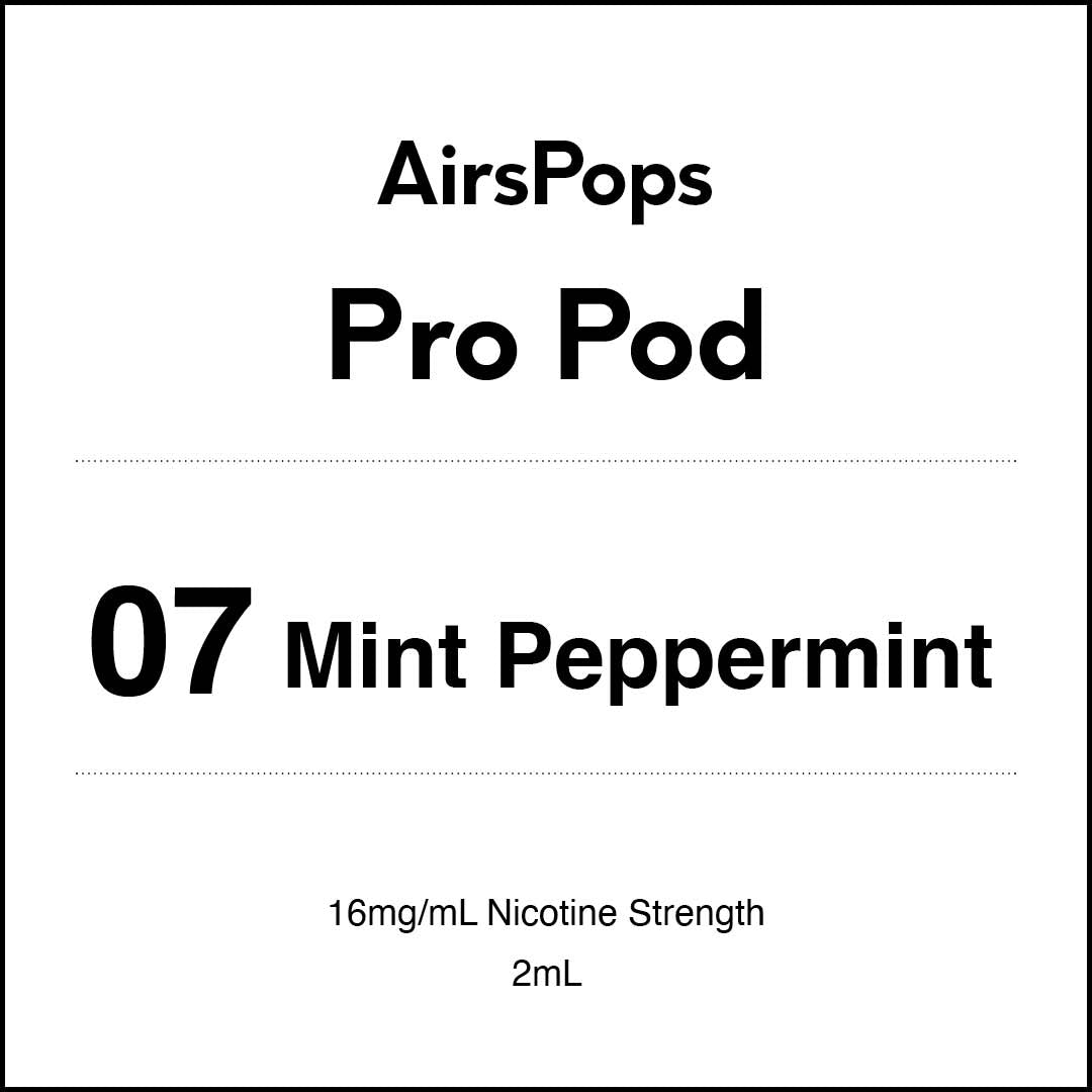 No.07 Mint Peppermint - AIRSCREAM AirsPops Pro 2ml Pods