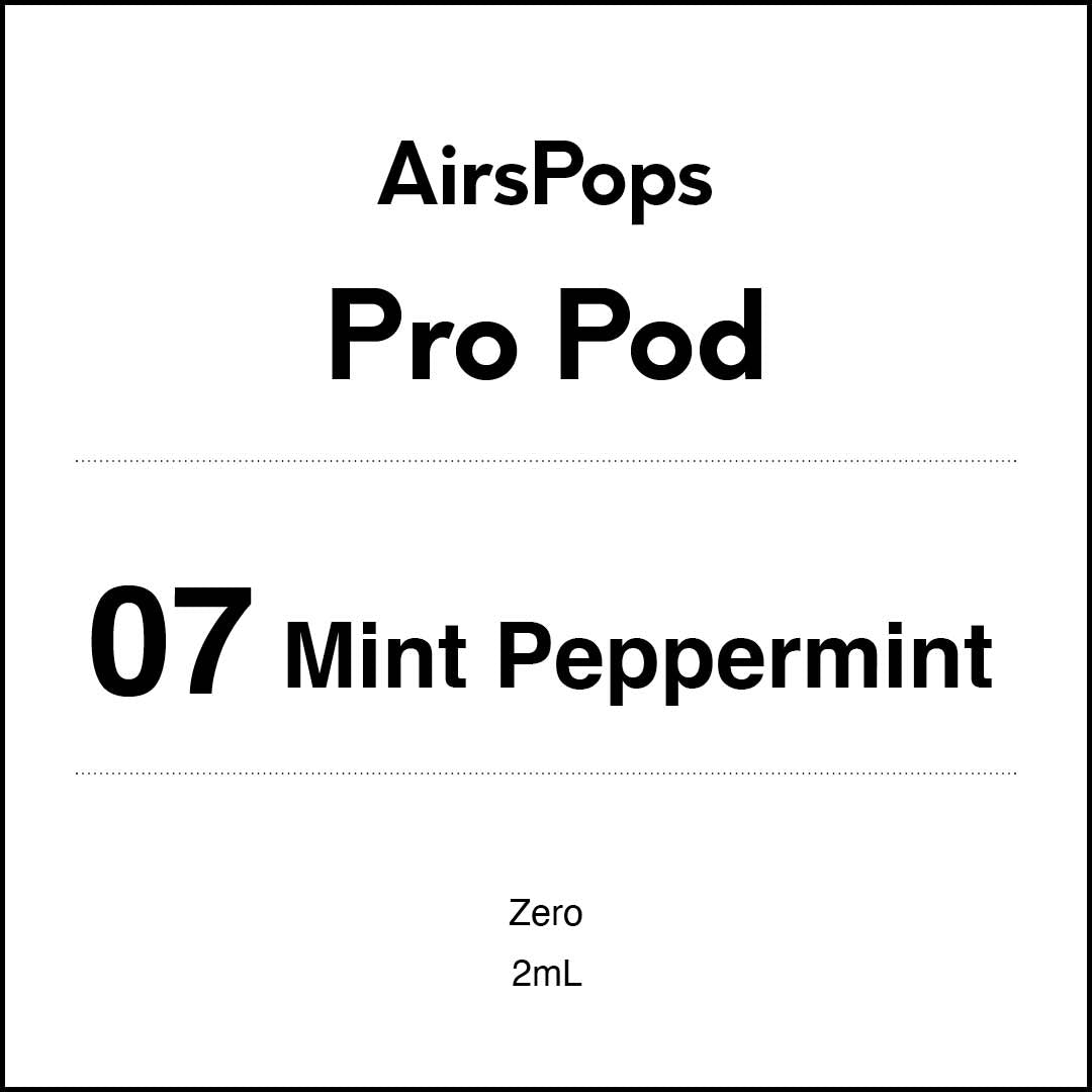 No.07 Mint Peppermint - AIRSCREAM AirsPops Pro 2ml Pods