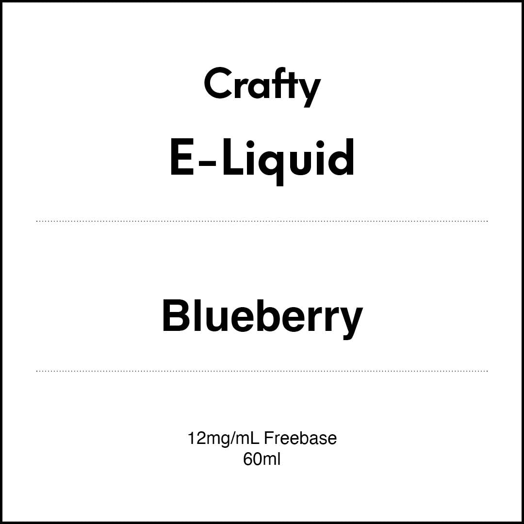 CRAFTY E-LIQUID - Blueberry 60ml