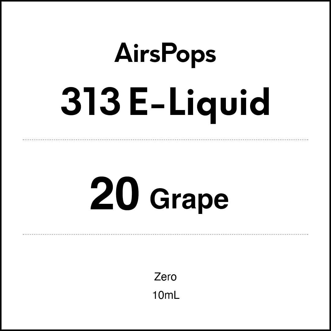 AirsPops 10ml 313 E-liquid - No.20 Grape AIRSCREAM