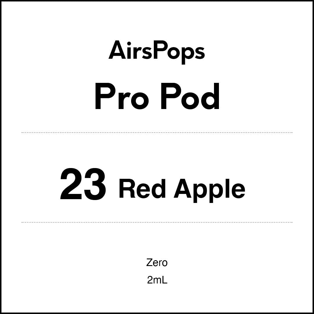 No.23 Apple - AIRSCREAM AirsPops Pro 2ml Pods