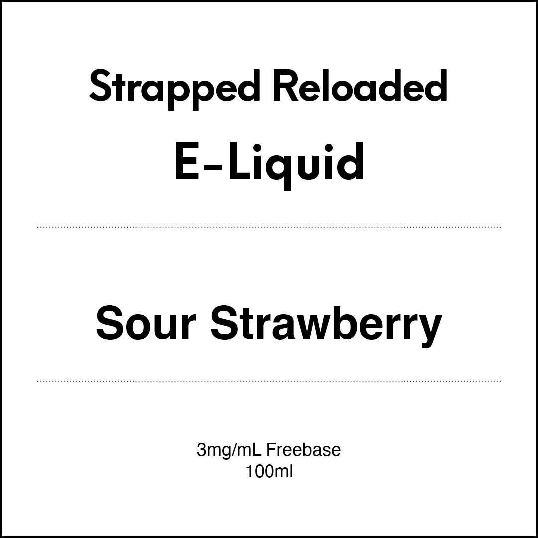Strapped Reloaded - Sour Strawberry 100ml