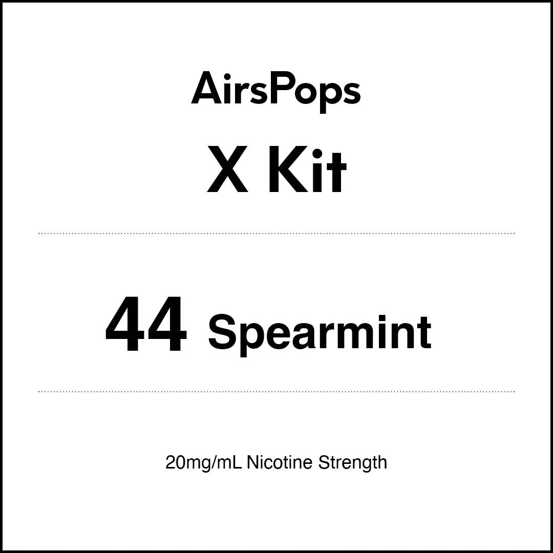 AIRSCREAM AirsPops X - 44 Spearmint Kit 5ml (3000 Puffs)