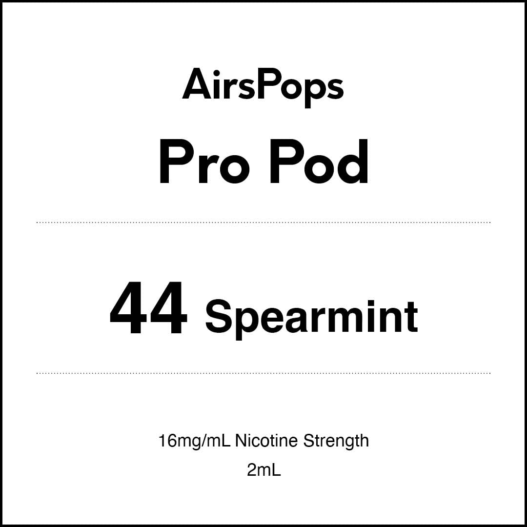No.44 Spearmint - AIRSCREAM AirsPops Pro 2ml Pods