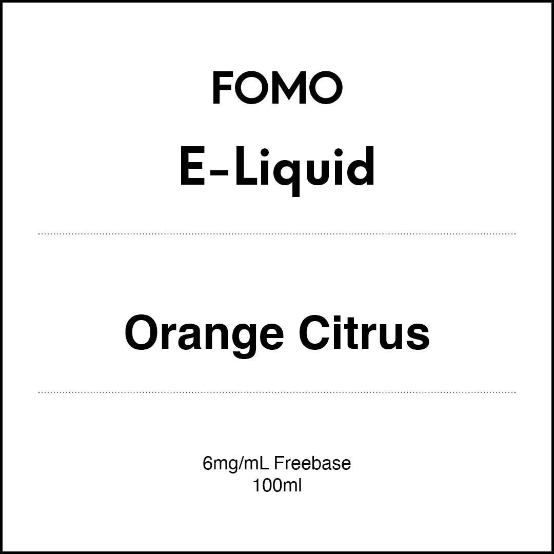 FOMO E-LIQUID -Orange Citrus(Prev.Orange Jackfruit) 100ml