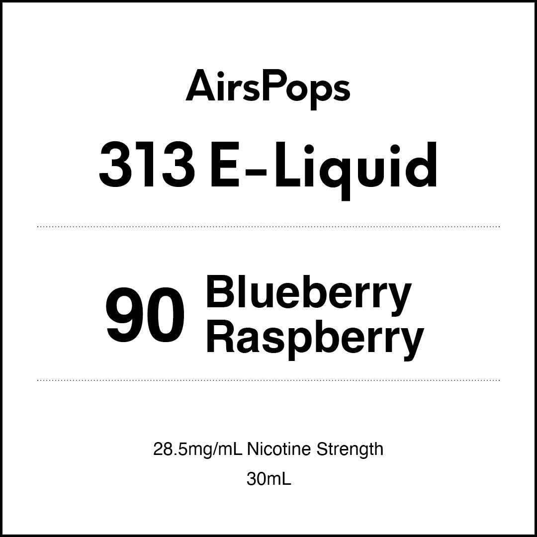 VapeTrend NZ's AirsPops 313 E-Liquid 90 Blueberry Raspberry 30ml