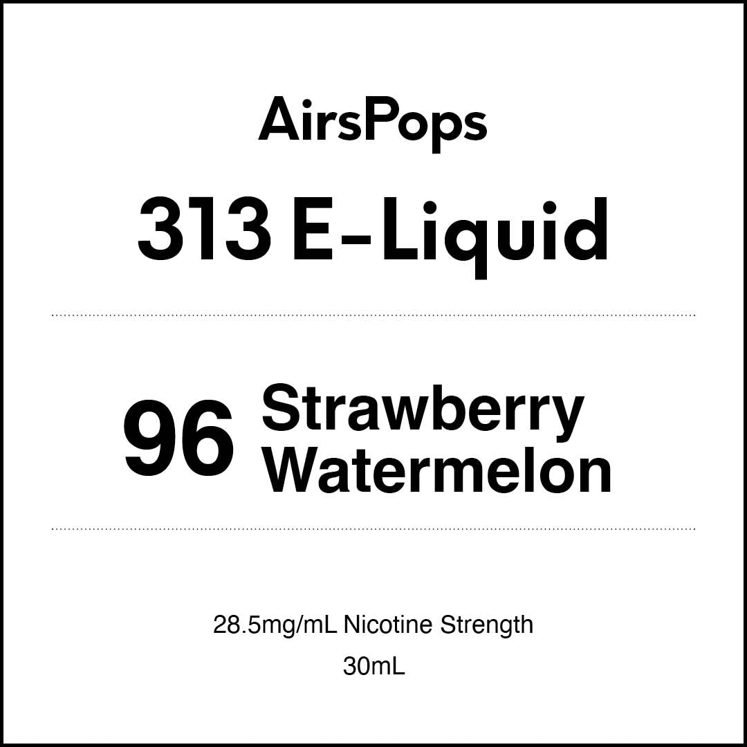 VapeTrend NZ's AirsPops 313 E-Liquid 96 Strawberry Watermelon 30ml