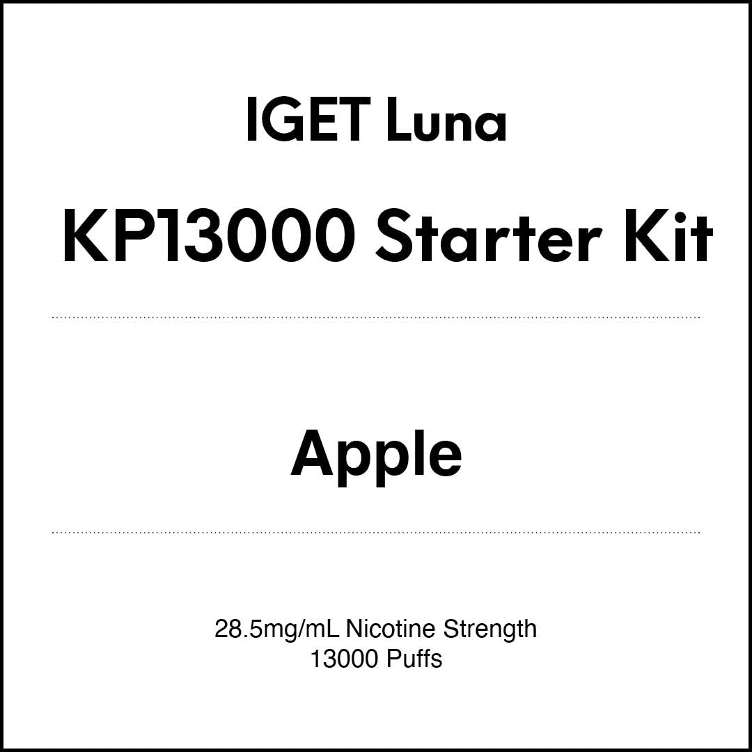 IGET Luna KP13000 Starter Kit - Apple (13000 Puffs) in VapeTrend NZ