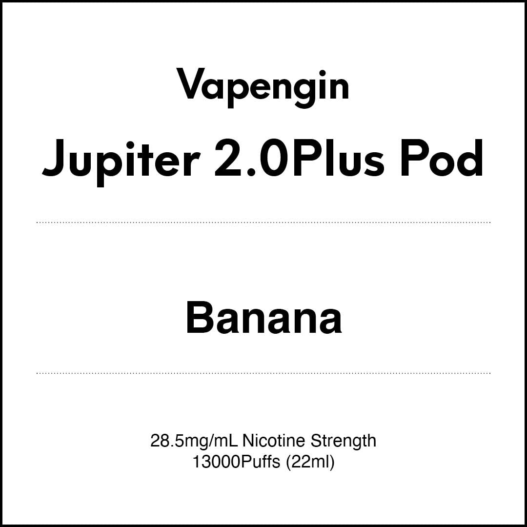 Vapengin Jupiter 2.0 Pod System (Child Lock) 13000 Puff POD - Banana