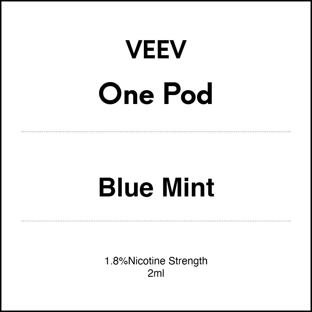 VEEV ONE Prefilled Pod Blue Mint - 1.8%