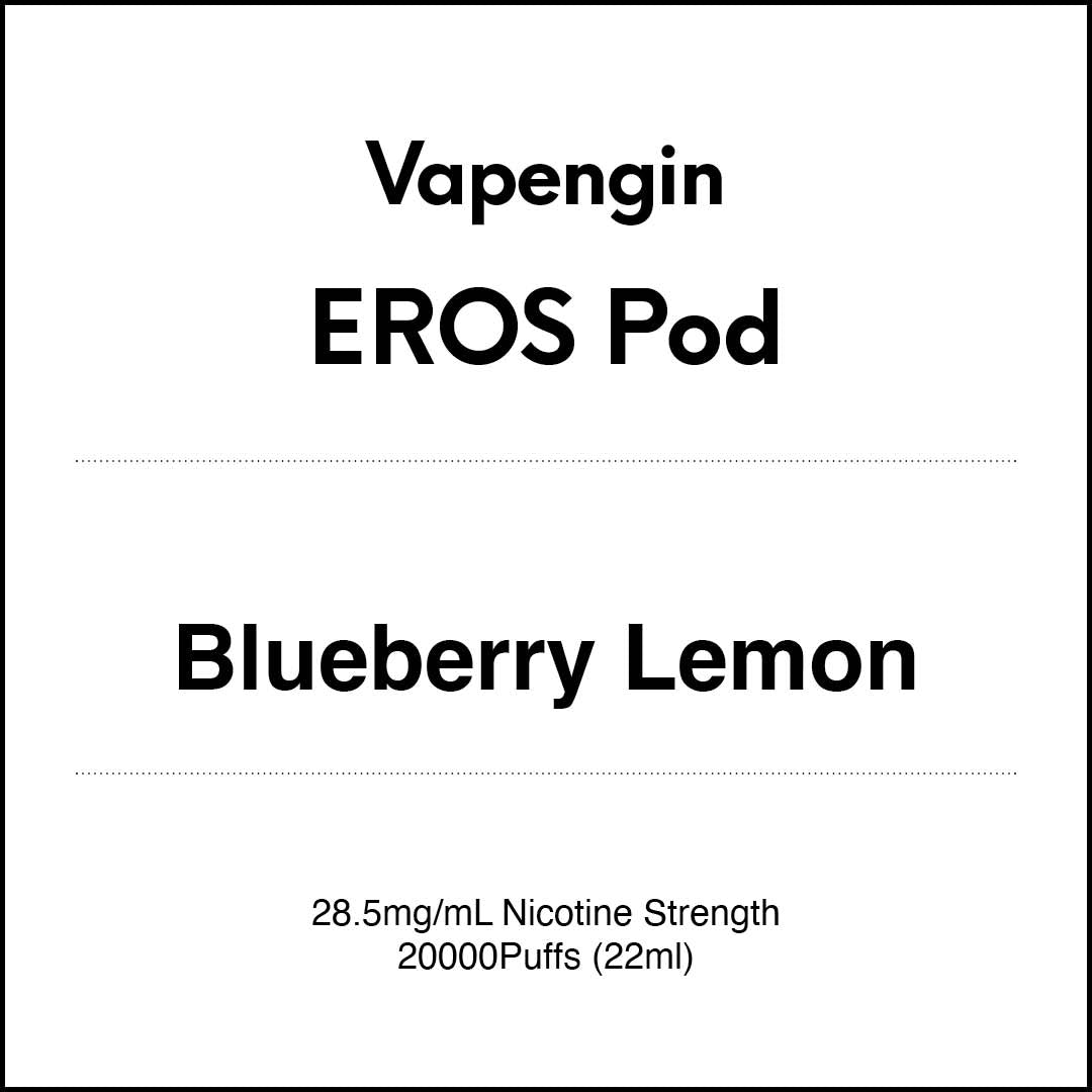 VapeTrend NZ's Vapengin EROS Pods - Blueberry Lemon 22ml