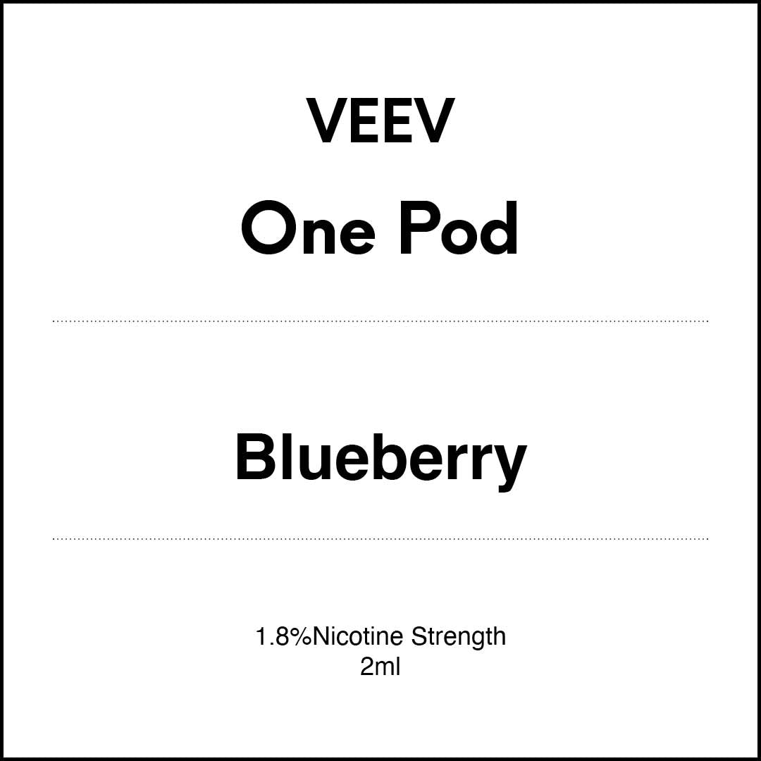 VEEV ONE Prefilled Pod Blueberry - 1.8%