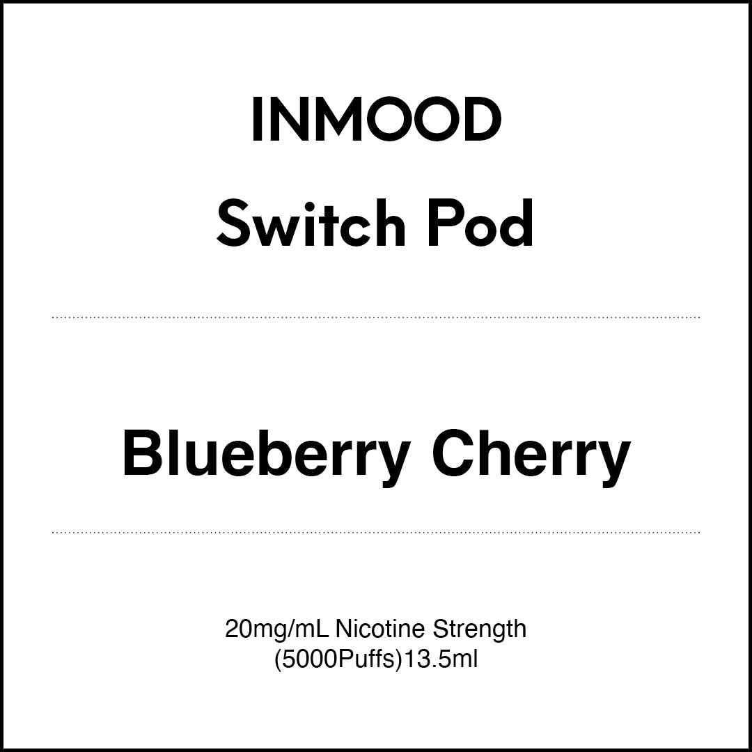 Inmood SWITCH Prefilled Pod -  Blueberry Cherry 13.5ml (5000 PUFFS)