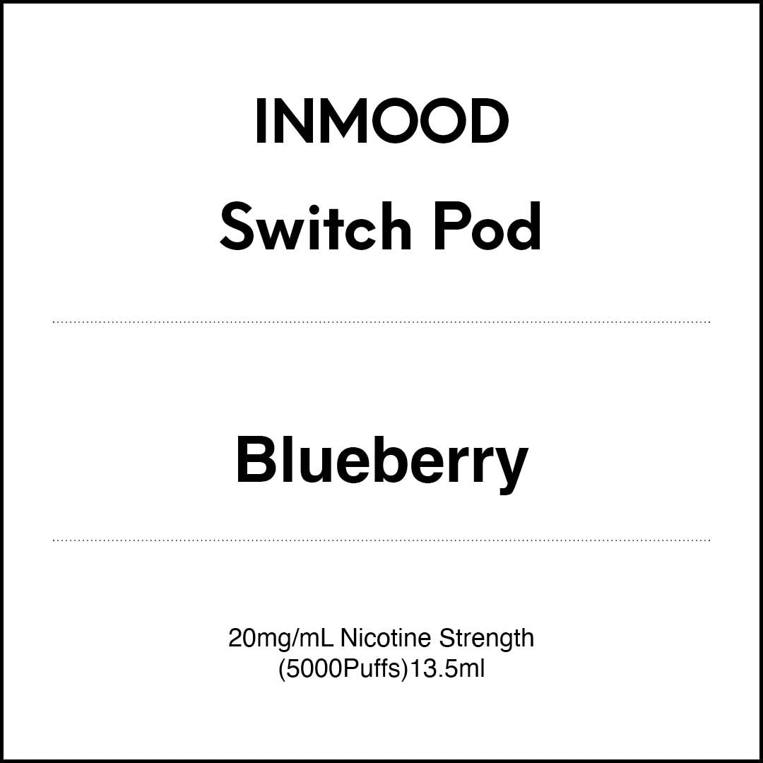 Inmood SWITCH Prefilled Pod - Blueberry 13.5ml (5000 PUFFS)
