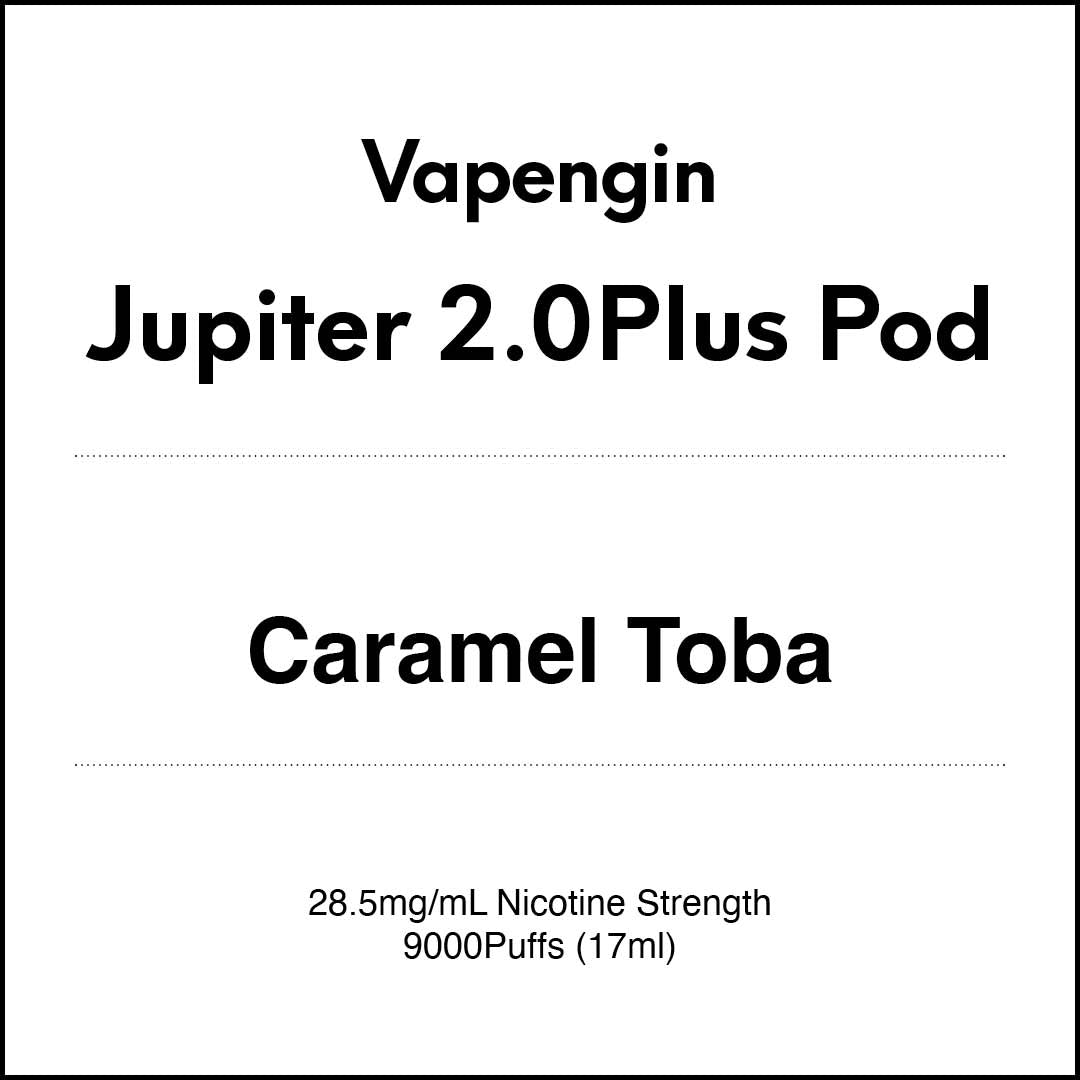 Vapengin Jupiter 2.0 Pod System (Child Lock) 13000 Puff POD - Caramel Toba