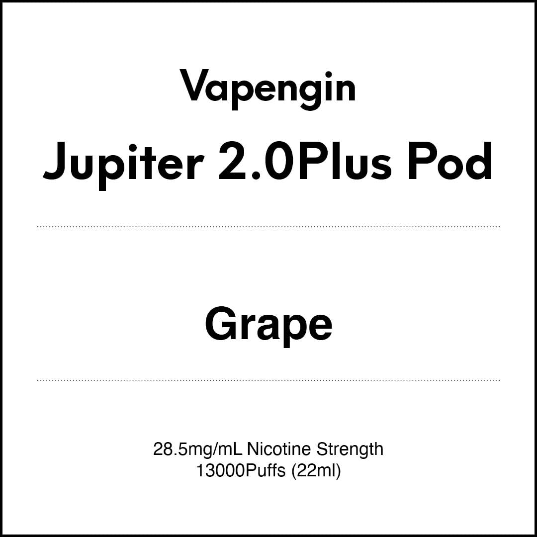 Vapengin Jupiter 2.0 Pod System (Child Lock) 13000 Puff POD - Grape