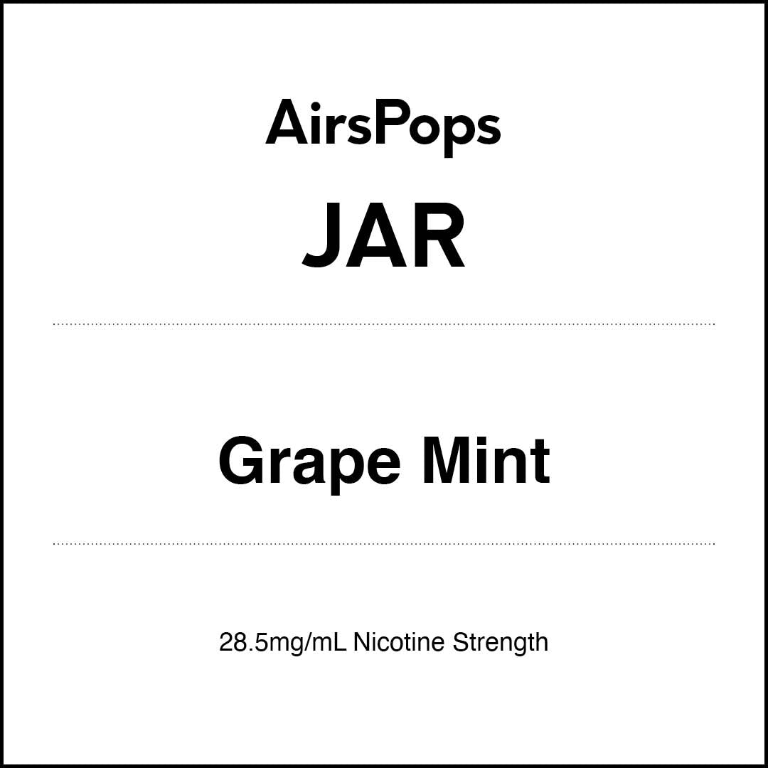 VapeTrend NZ's AirsPops JAR Grape Mint
