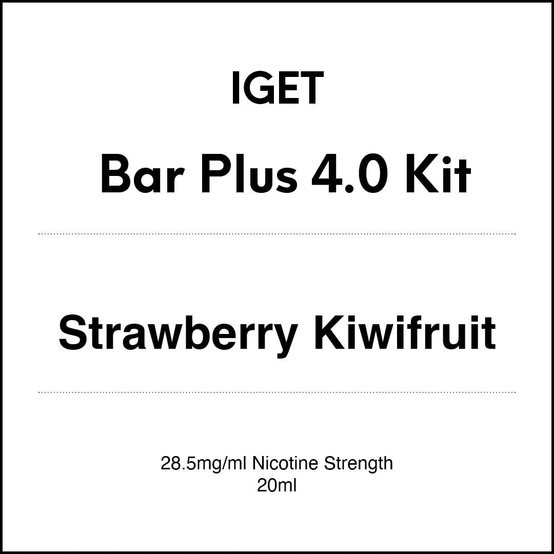 IGET Bar Plus 4.0 Starter Kit - Strawberry Kiwifruit 20ml (15K Puffs)