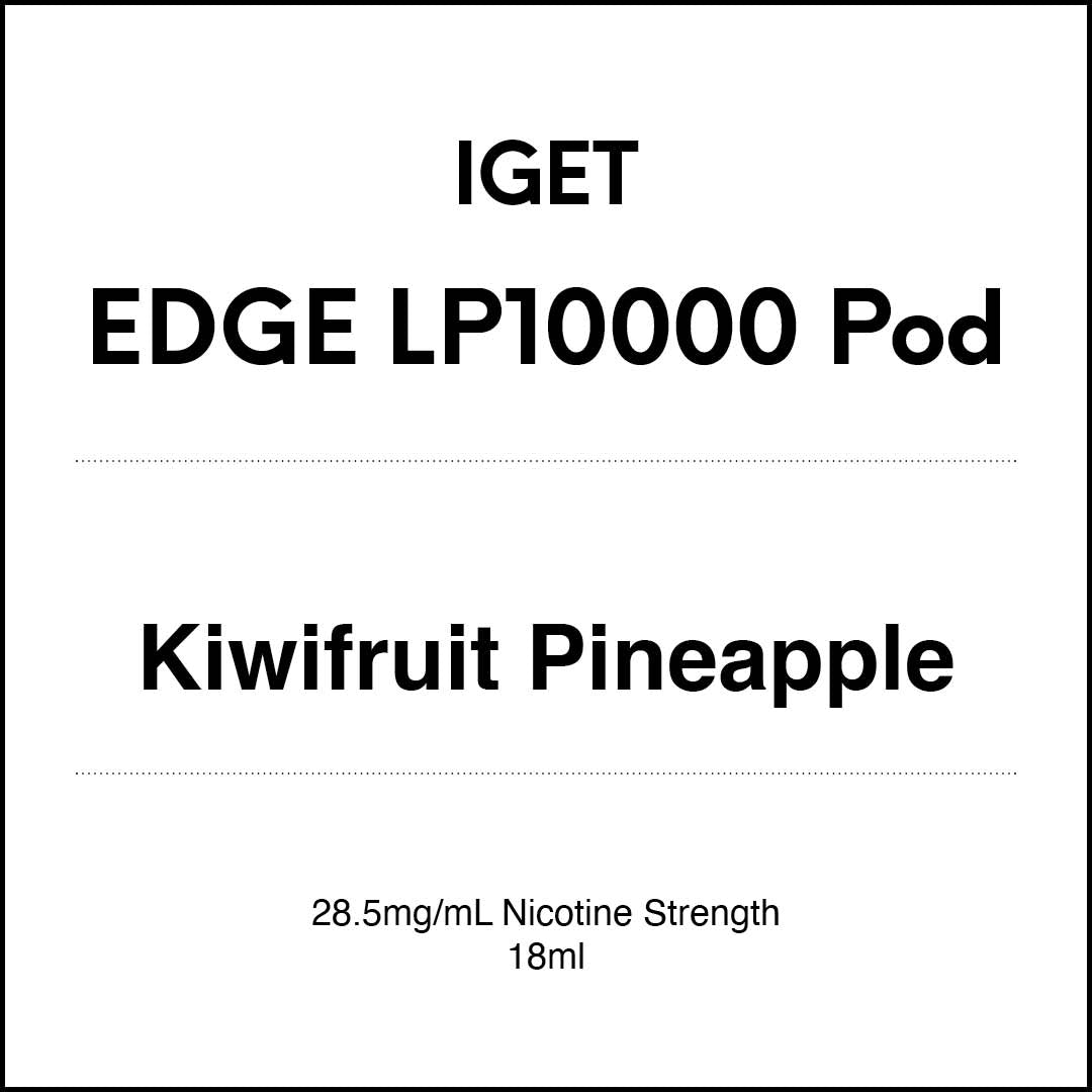 IGET EDGE LP10000 - Kiwifruit Pineapple Pod 18ml (10000 Puffs) in VapeTrend NZ