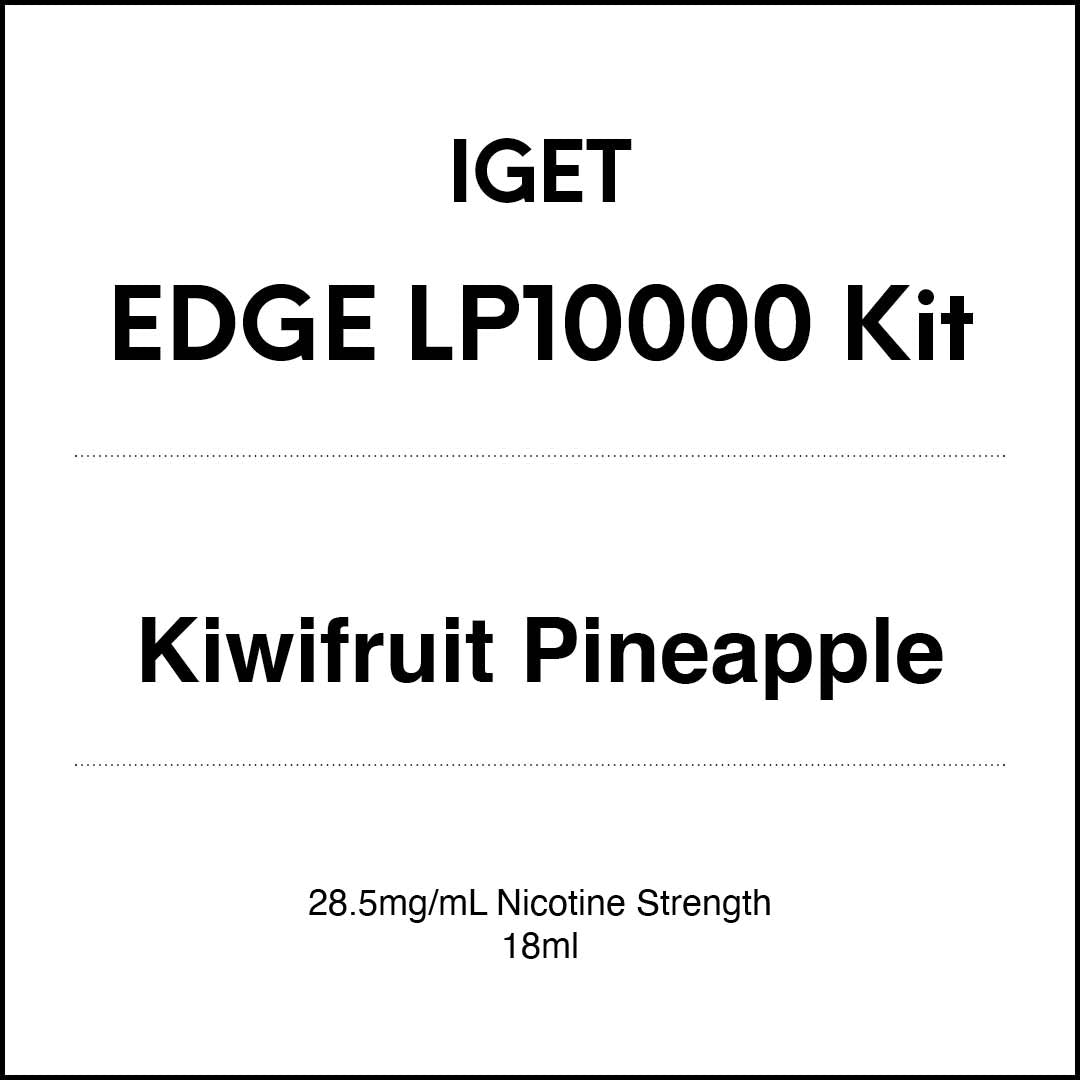 IGET EDGE LP10000 - Kiwifruit Pineapple Kit 18ml (10000 Puffs) in VapeTrend NZ