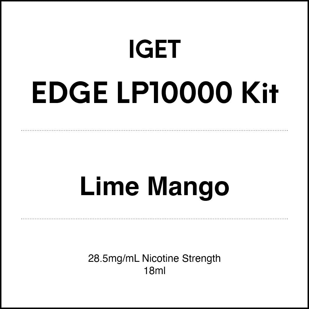 IGET EDGE LP10000 - Lime Mango Kit 18ml (10000 Puffs) in Vapeend NZ