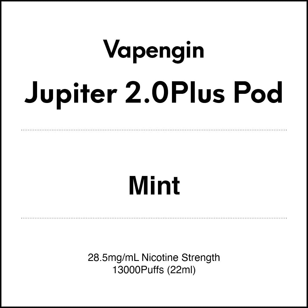 Vapengin Jupiter 2.0 Pod System (Child Lock) 13000 Puff POD - MINT