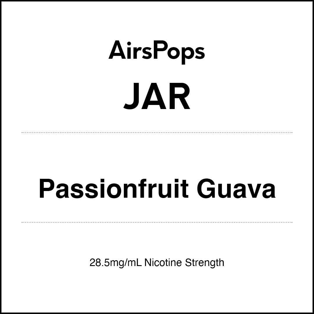 VapeTrend NZ's AirsPops JAR Passionfruit Guava