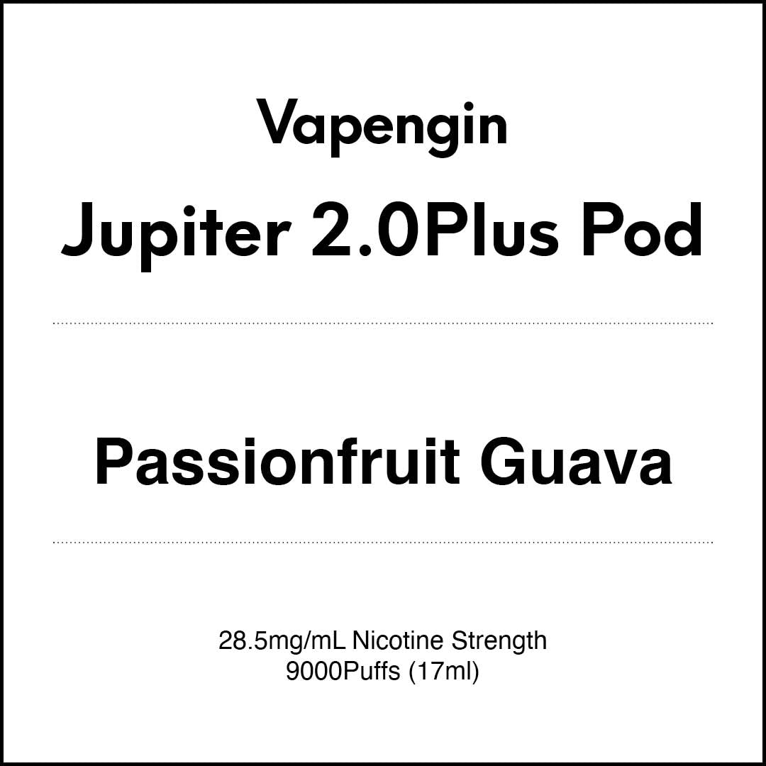 Vapengin Jupiter 2.0 Pod System (Child Lock) 13000 Puff POD - Passionfruit Guava
