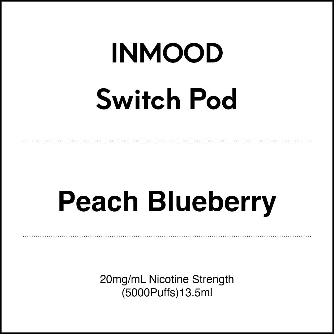 Inmood SWITCH Prefilled Pod - Peach Blueberry 13.5ml (5000 PUFFS)