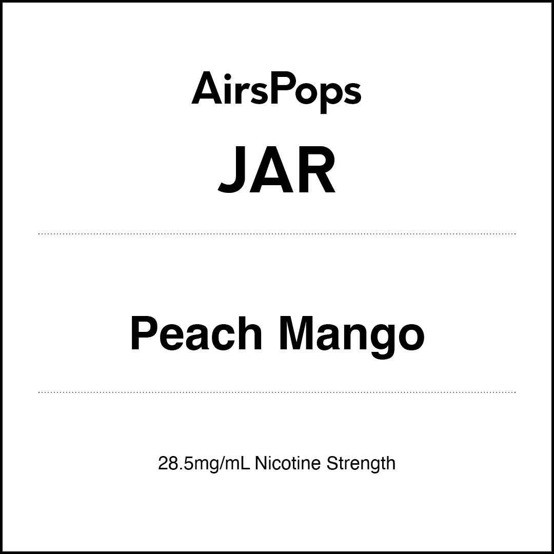 VapeTrend NZ's AirsPops JAR Peach Mango
