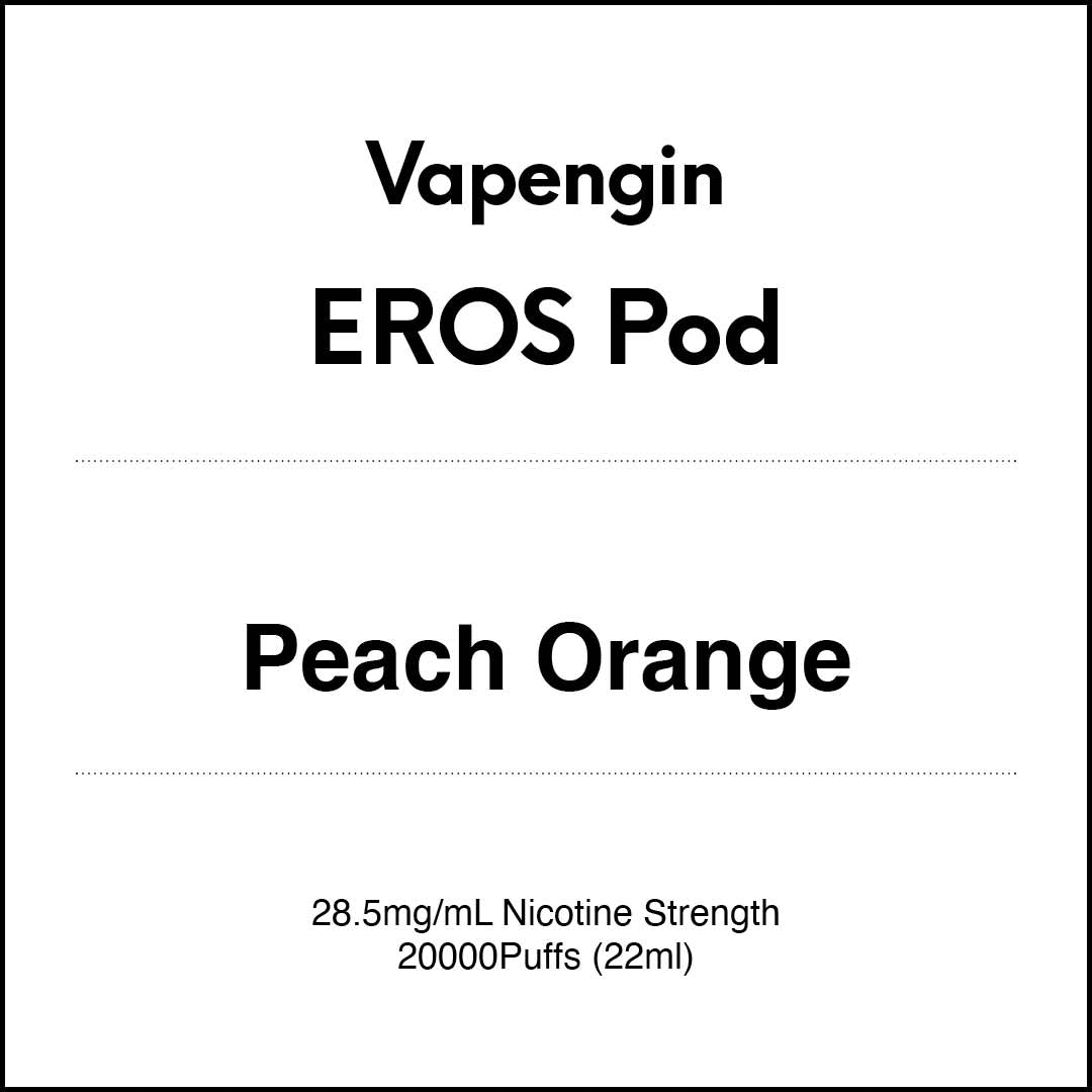 VapeTrend NZ's Vapengin EROS Pods - Peach Orange 22ml