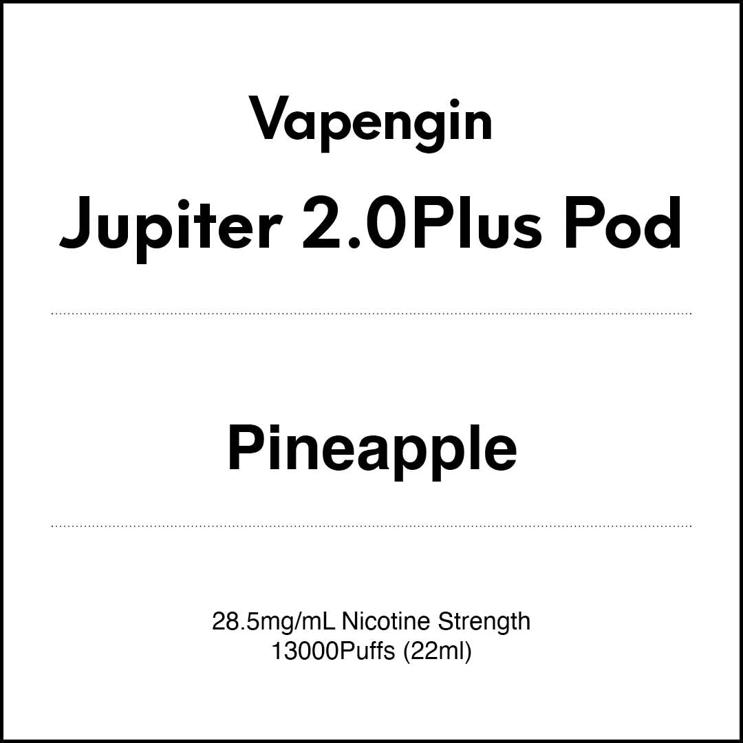 Vapengin Jupiter 2.0 Pod System (Child Lock) 13000 Puff POD - Pineapple