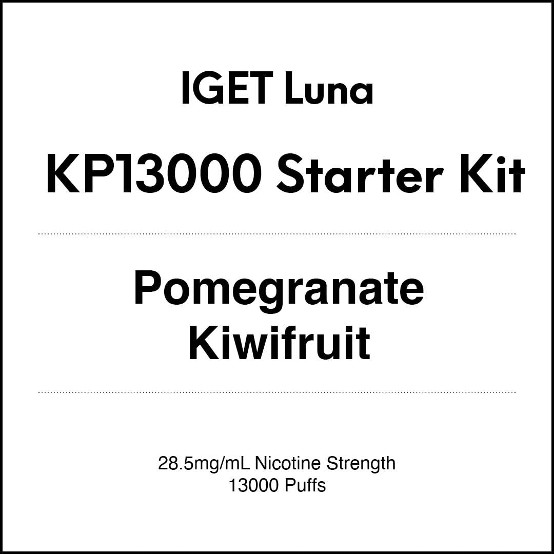 IGET Luna KP13000 Starter Kit - Pomegranate Kiwifruit (13000 Puffs) in VapeTrend NZ