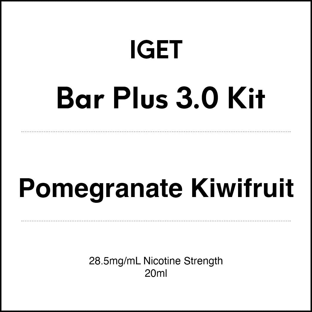 VapeTrend NZ's IGET Bar Plus 3.0 Pod - Pomegranate Kiwifruit 20ml