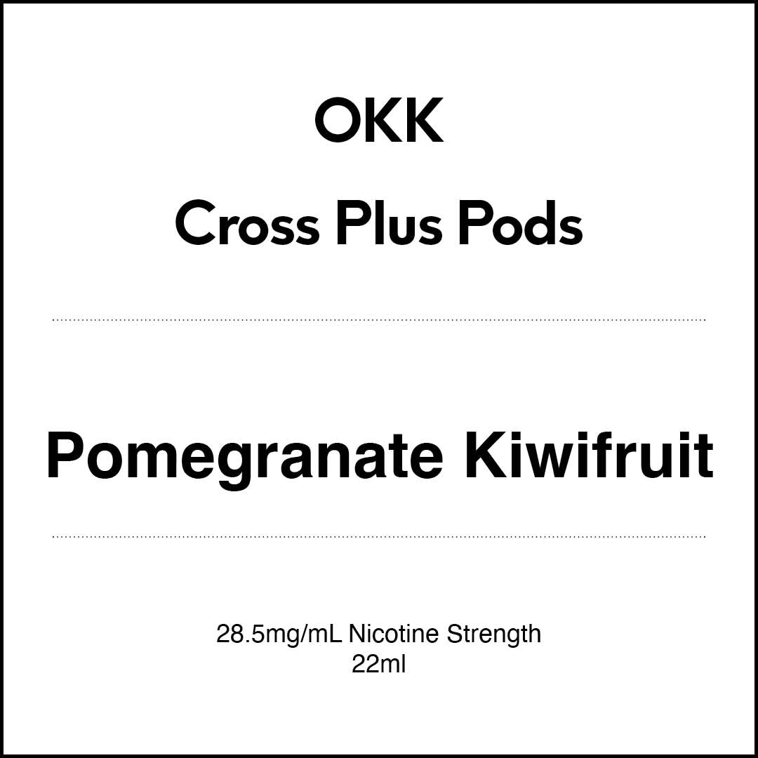 VapeTrend NZ's OKK Cross Plus Pods - Pomegranate Kiwifruit 22ml