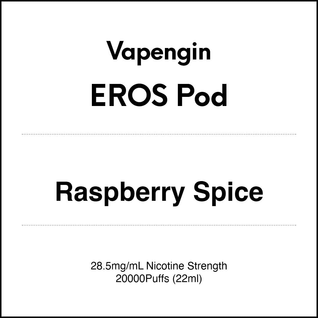 VapeTrend NZ's Vapengin EROS Pods - Raspberry Spice 22ml