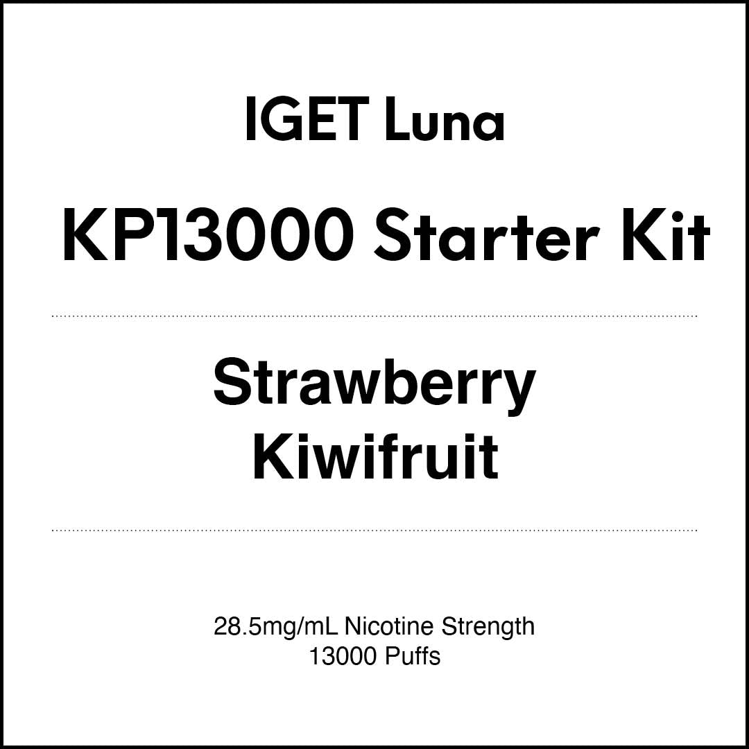 IGET Luna KP13000 Starter Kit - Strawberry Kiwifruit (13000 Puffs) in VapeTrend NZ