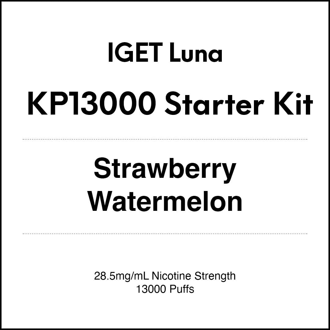 IGET Luna KP13000 Starter Kit - Strawberry Watermelon (13000 Puffs) in VapeTrend NZ