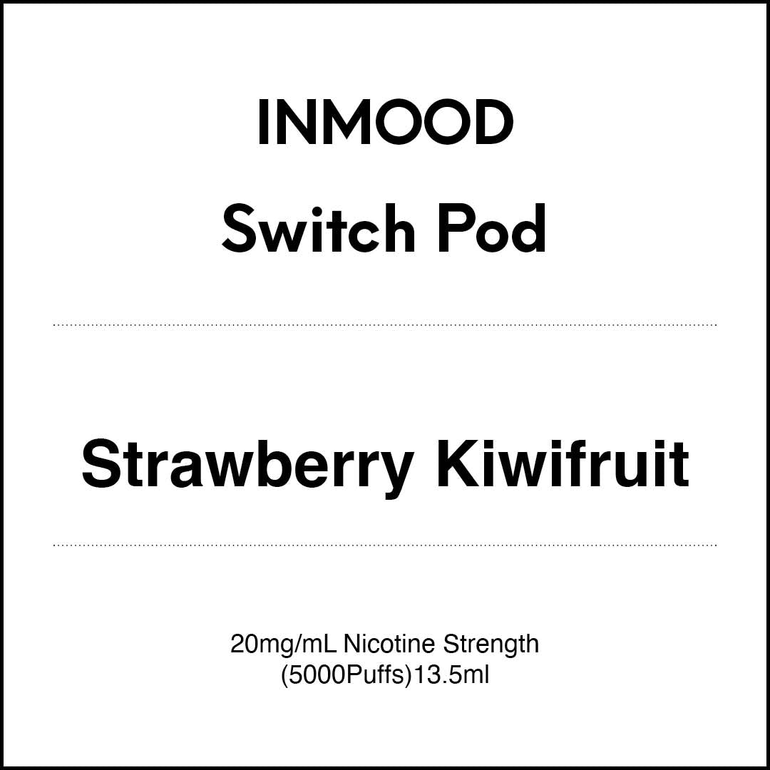 Inmood SWITCH Prefilled Pod -  Strawberry Kiwifruit 13.5ml (5000 PUFFS)