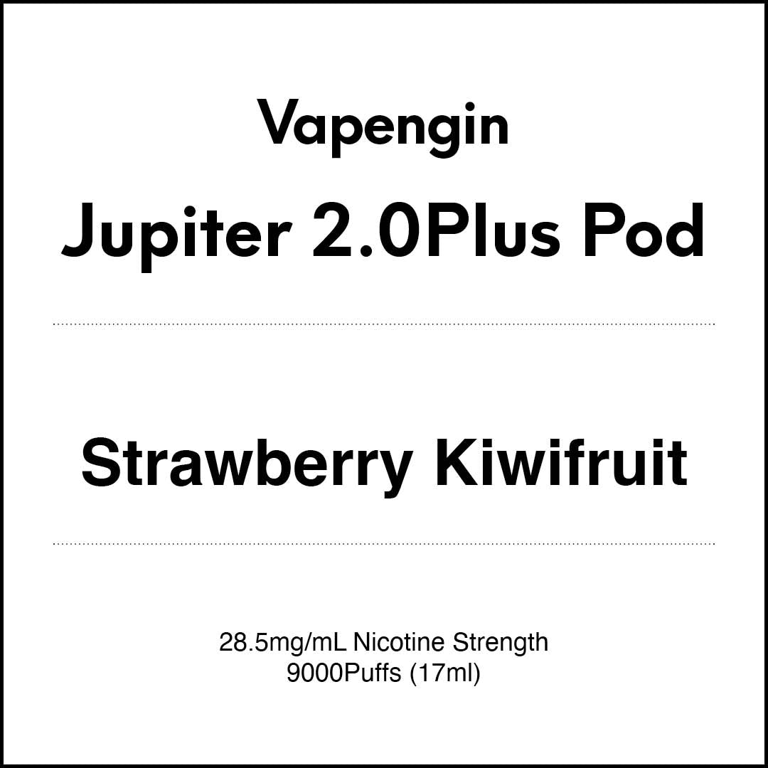 Vapengin Jupiter 2.0 Pod System (Child Lock) 13000 Puff POD - Strawberry Kiwifruit
