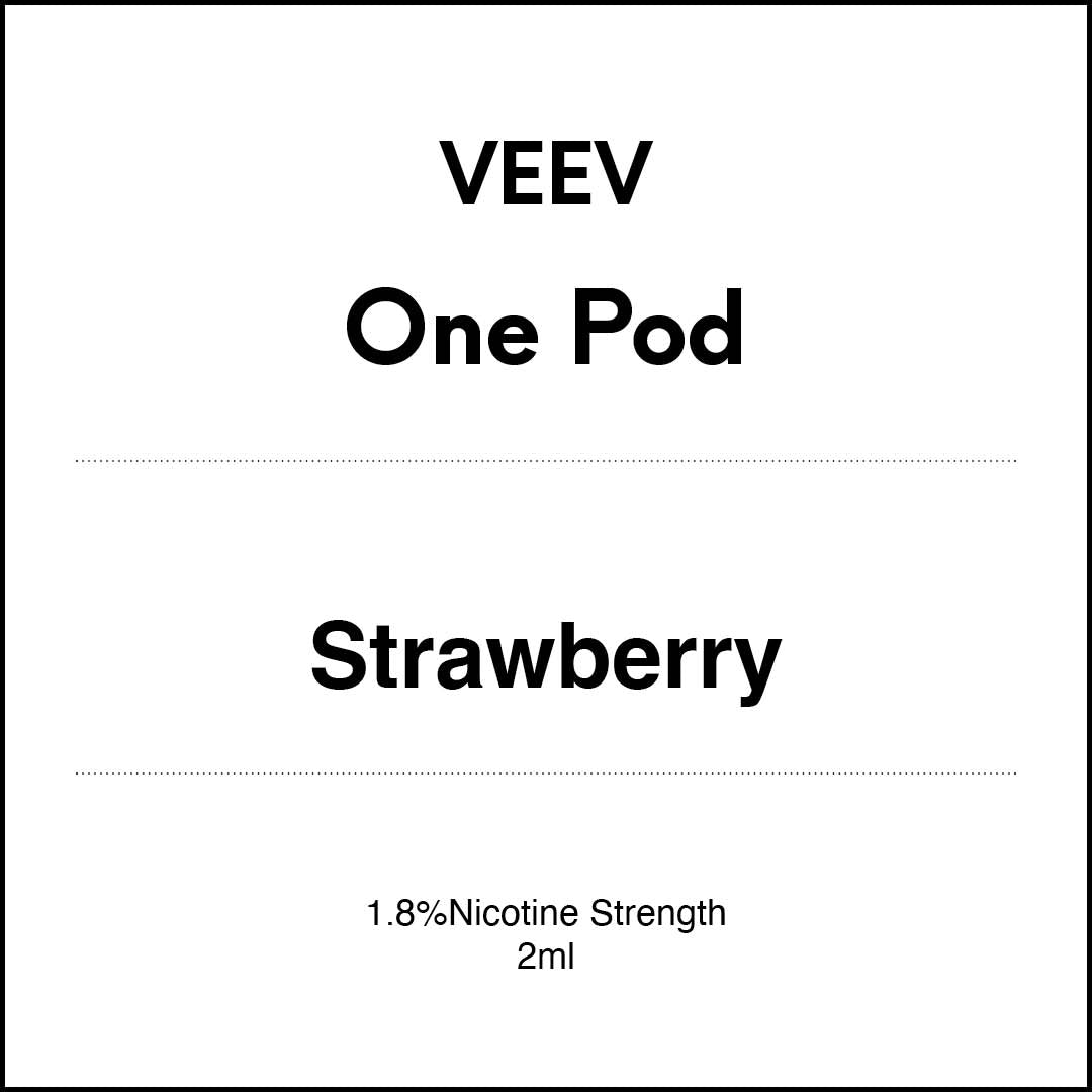 VEEV ONE Prefilled Pod Strawberry - 1.8%