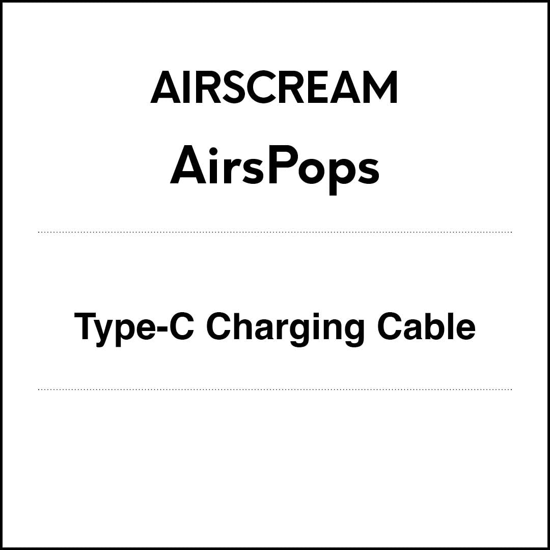 AIRSCREAM AirsPops Type-C Charging Cable