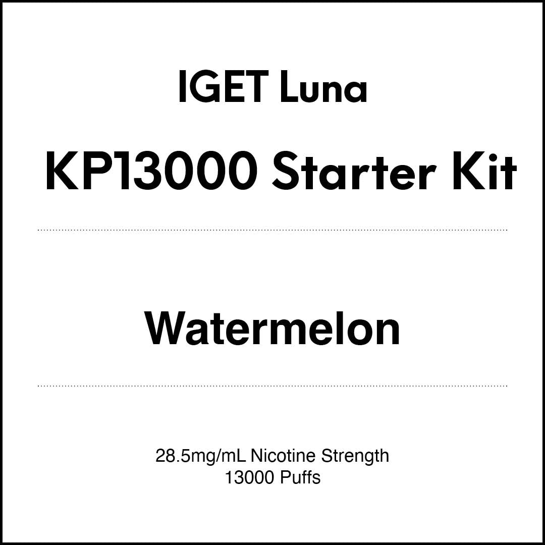IGET Luna KP13000 Starter Kit - Watermelon (13000 Puffs) in VapeTrend NZ