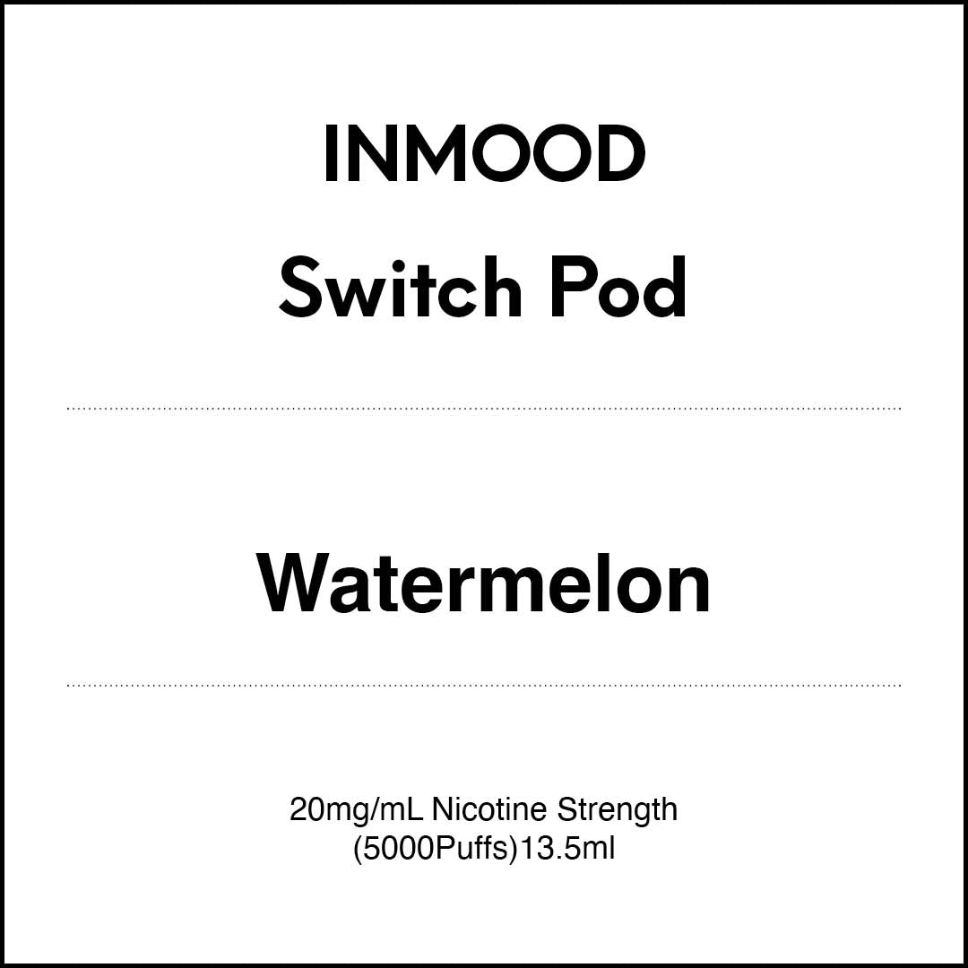 Inmood SWITCH Prefilled Pod -  Watermelon(Prev. Lush Ice)  13.5ml (5000 PUFFS)