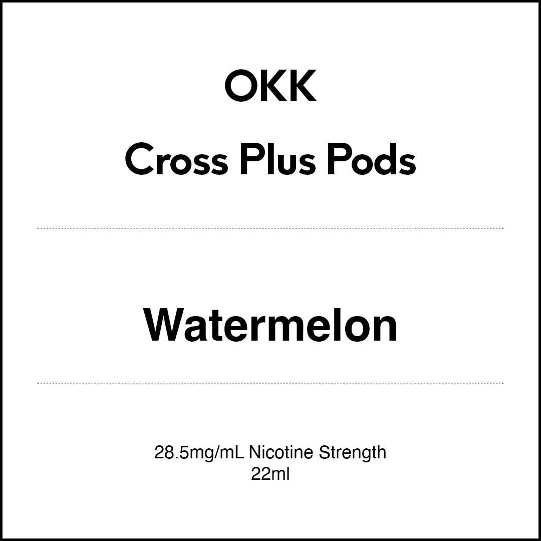 VapeTrend NZ's OKK Cross Plus Pods - Watermelon 22ml