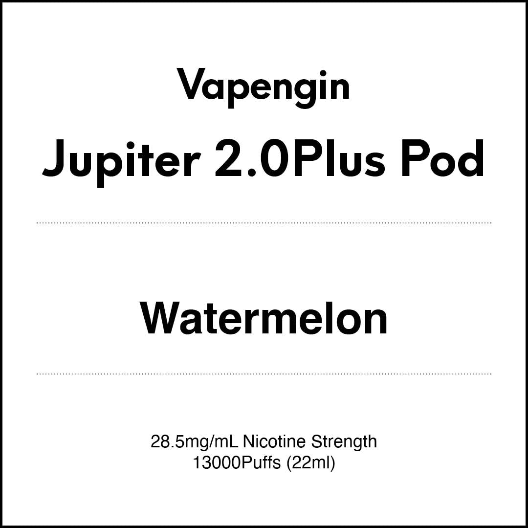 Vapengin Jupiter 2.0 Pod System (Child Lock) 13000 Puff POD - Watermelon