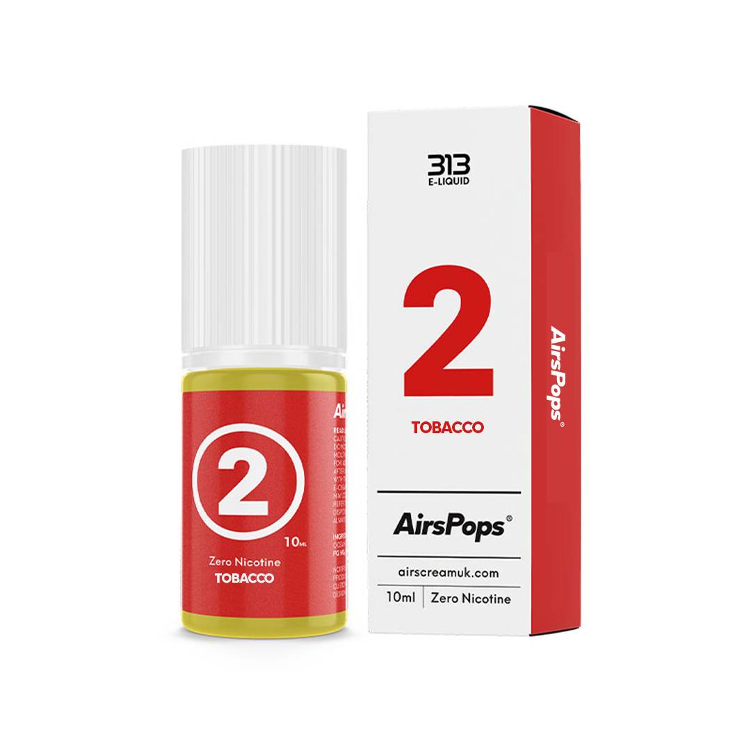 AirsPops 10ml 313 E-liquid - No.2 Tobacco(Prev. Ocean 11 Toba) AIRSCREAM - VapeTrend NZ