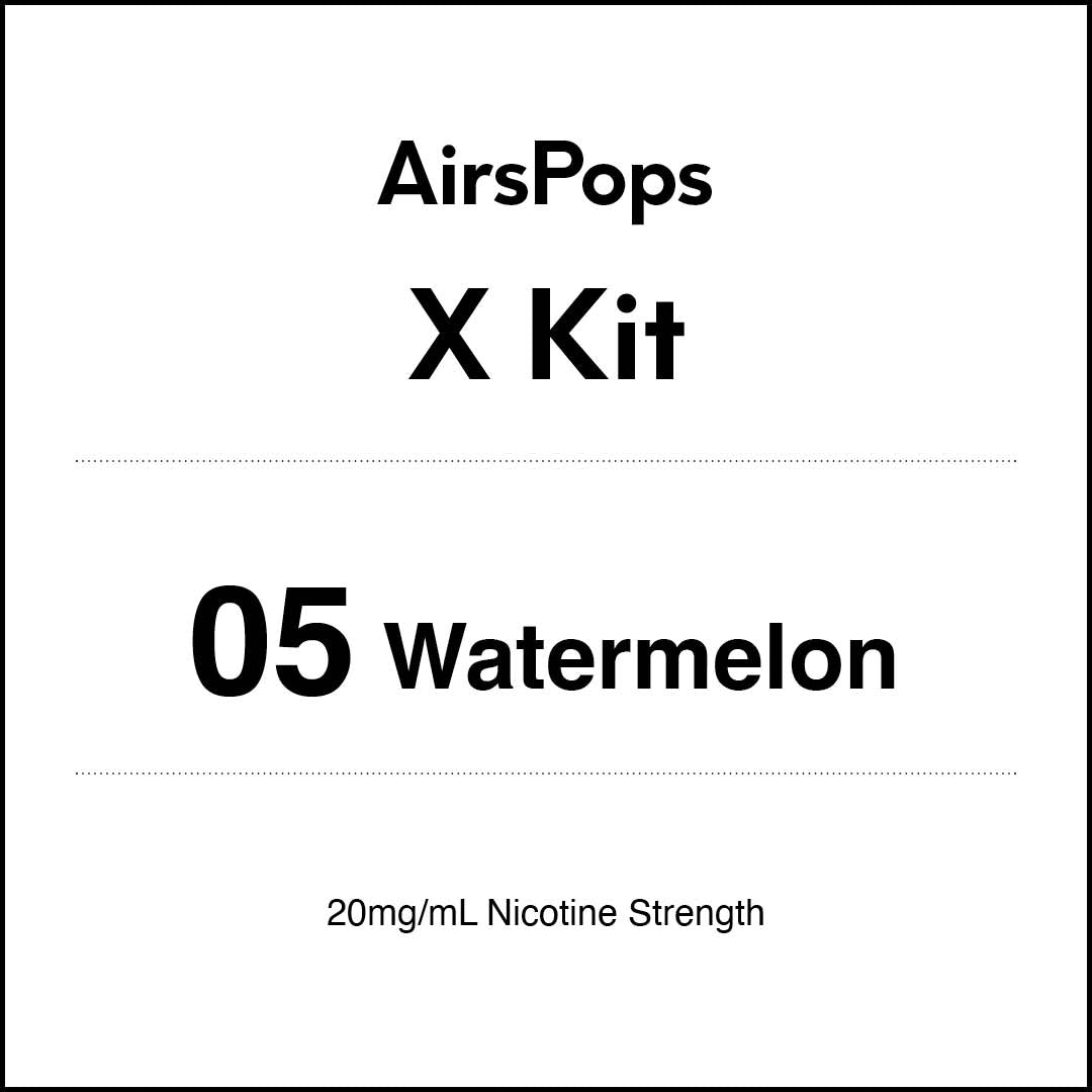 AIRSCREAM AirsPops X - 05 Watermelon Kit 5ml (3000 Puffs)